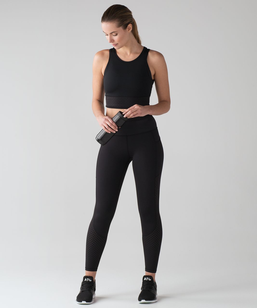 lululemon athletica, Tops, Lululemon Mind Over Miles Crop Top Size 6