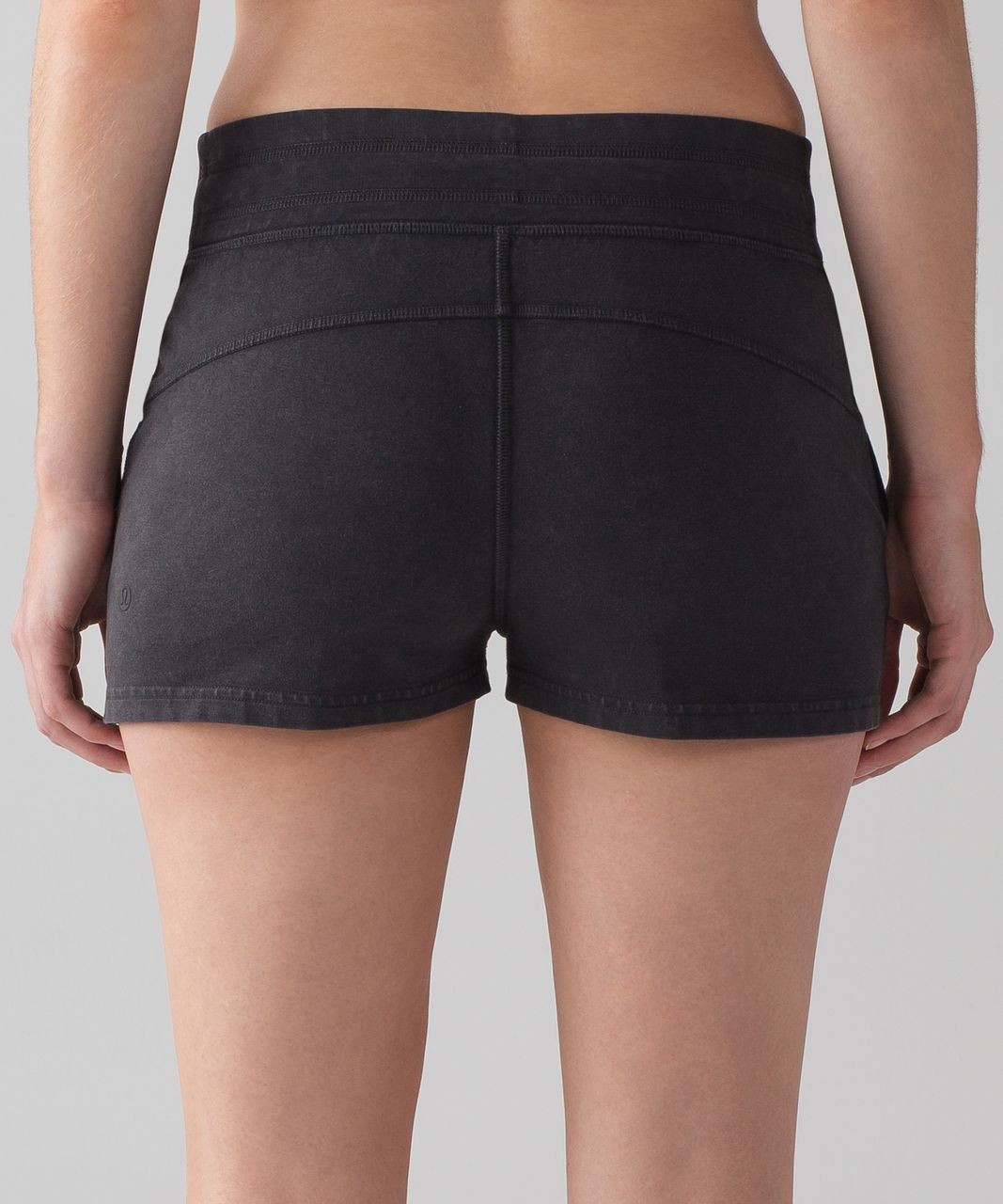 Lululemon Loop Back Short (2) - Acid Rubber Dye Black - lulu fanatics