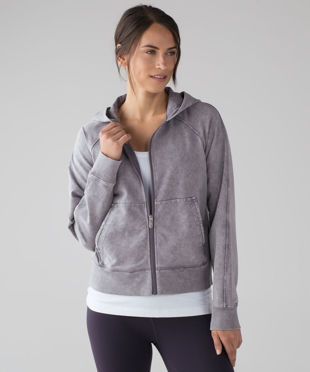 Lululemon HAWAII Aloha Hoodie Sweatshirt : Gray / Grey / Pitch Dye - Small  S