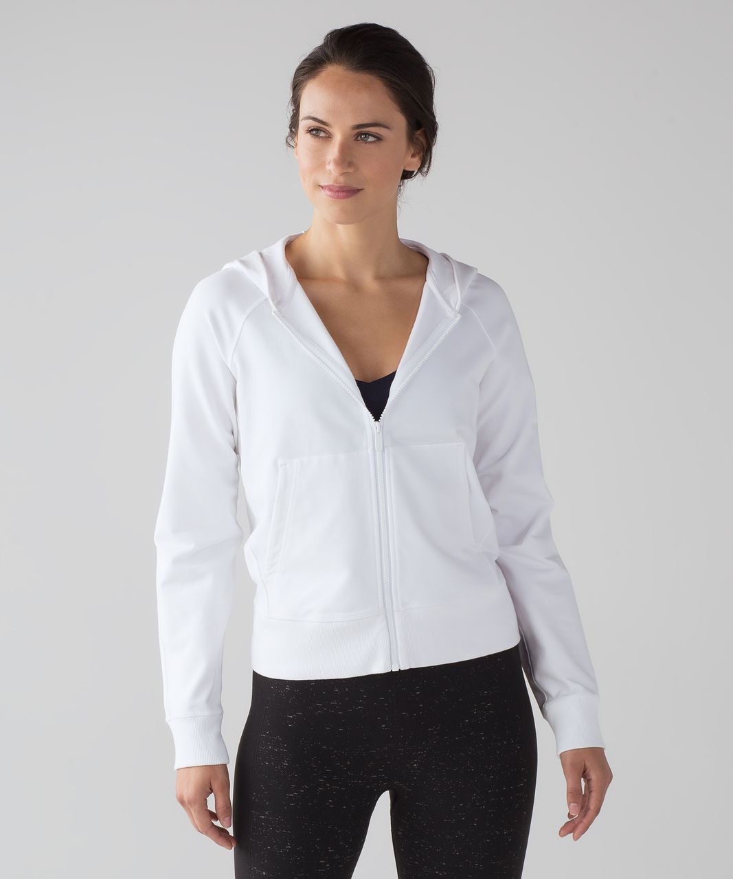 Lululemon Loop Back Hoodie - White - lulu fanatics