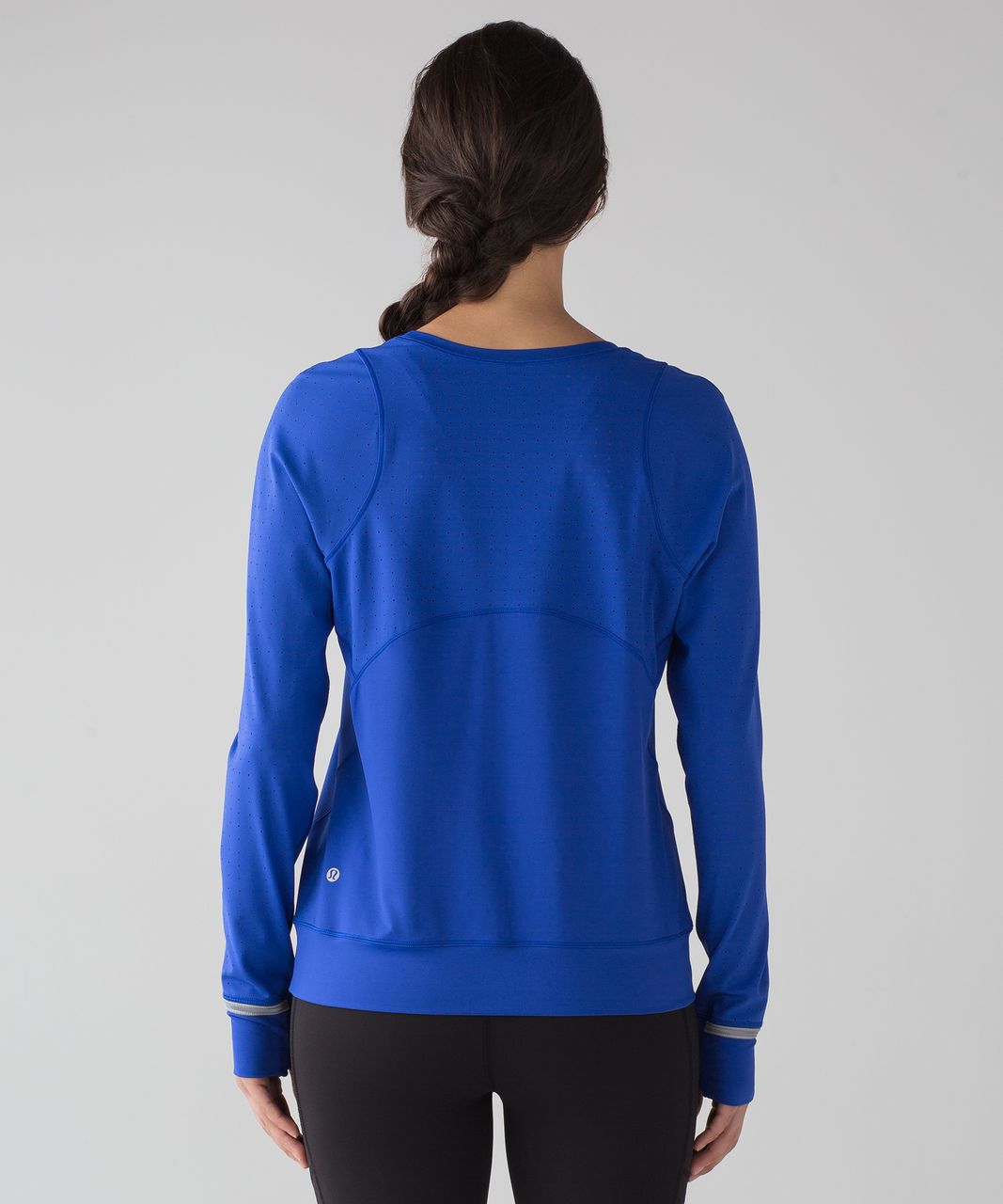 Lululemon Mind Over Miles LS Size 4 NWT ARFO Jet Stream Blue Longsleeve