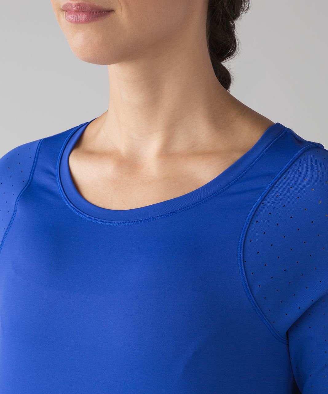 Lululemon Mind Over Miles Long Sleeve - Jet Stream