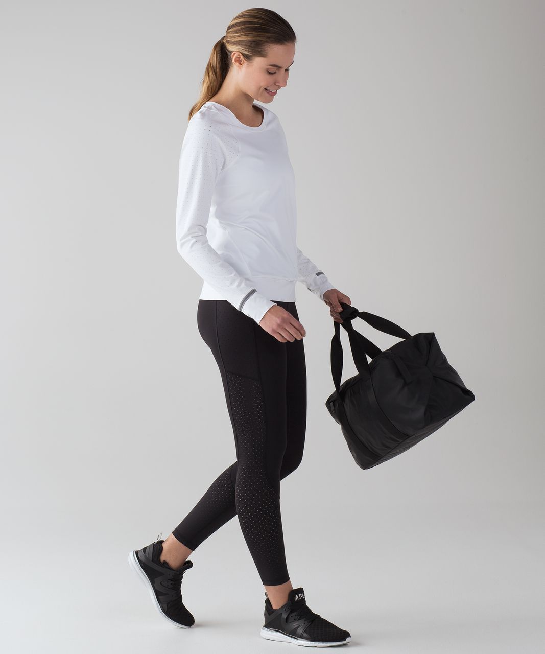 Lululemon Mind Over Miles Long Sleeve - White