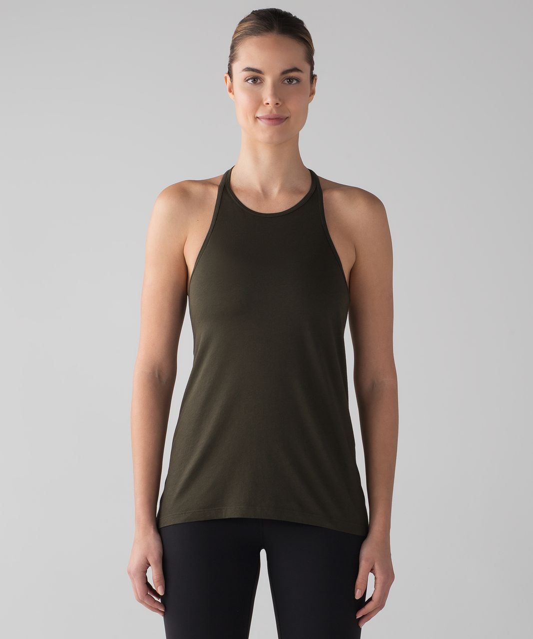 Lululemon Trapeze Racerback - Dark Olive