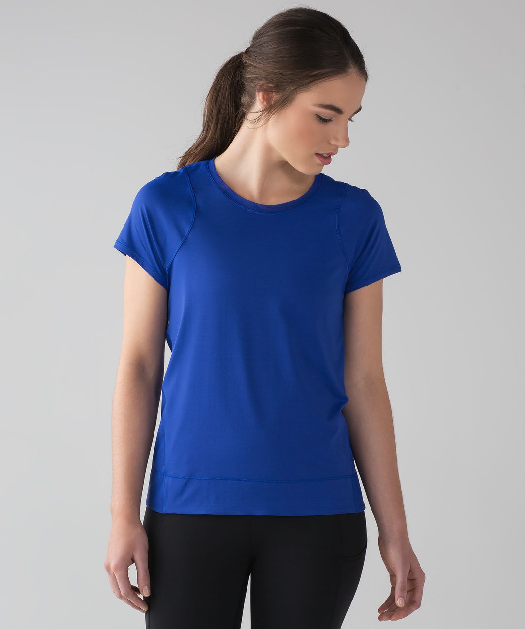 Lululemon Mind Over Miles Crop Top - White - lulu fanatics