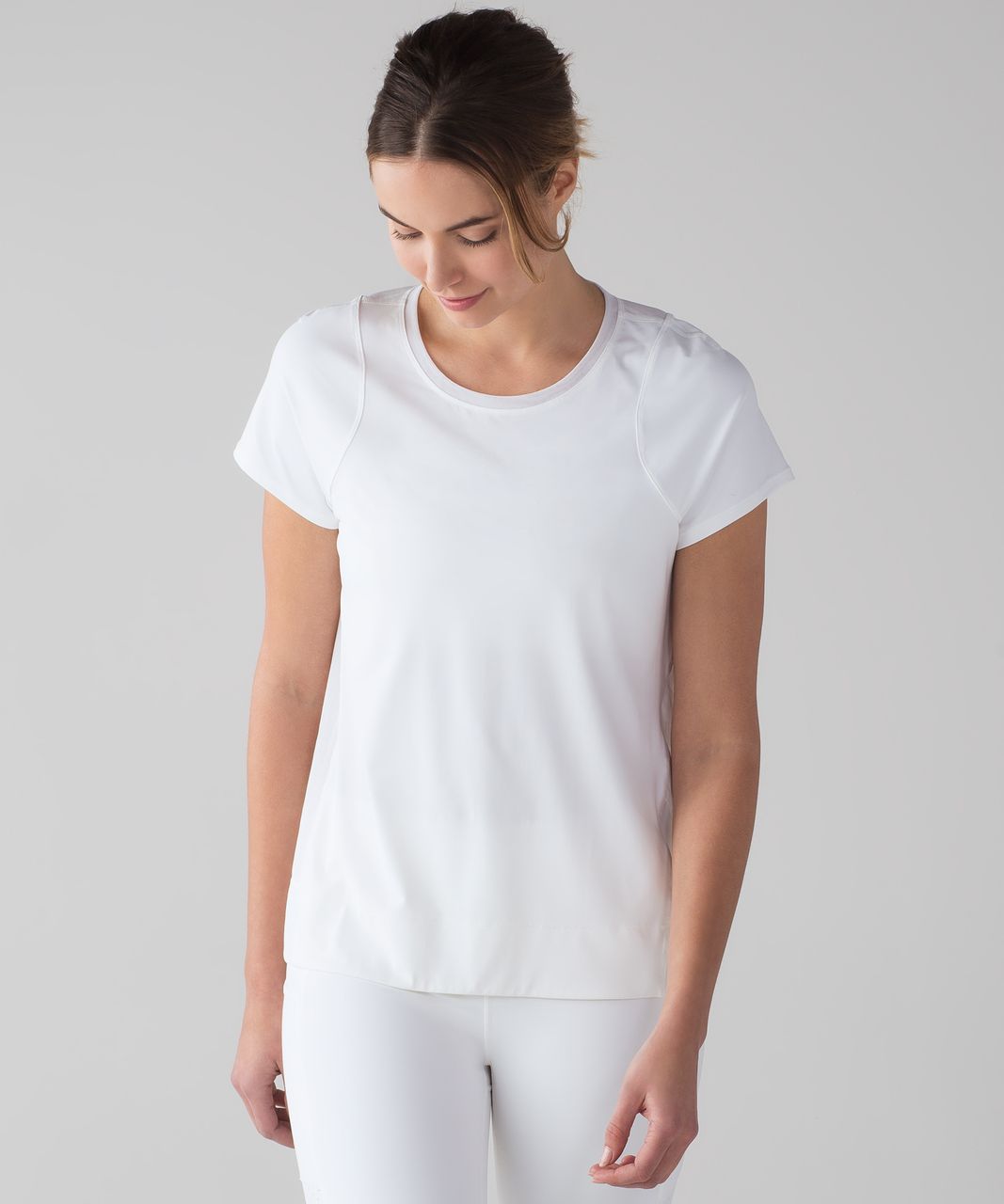 Lululemon Mind Over Miles Short Sleeve - White