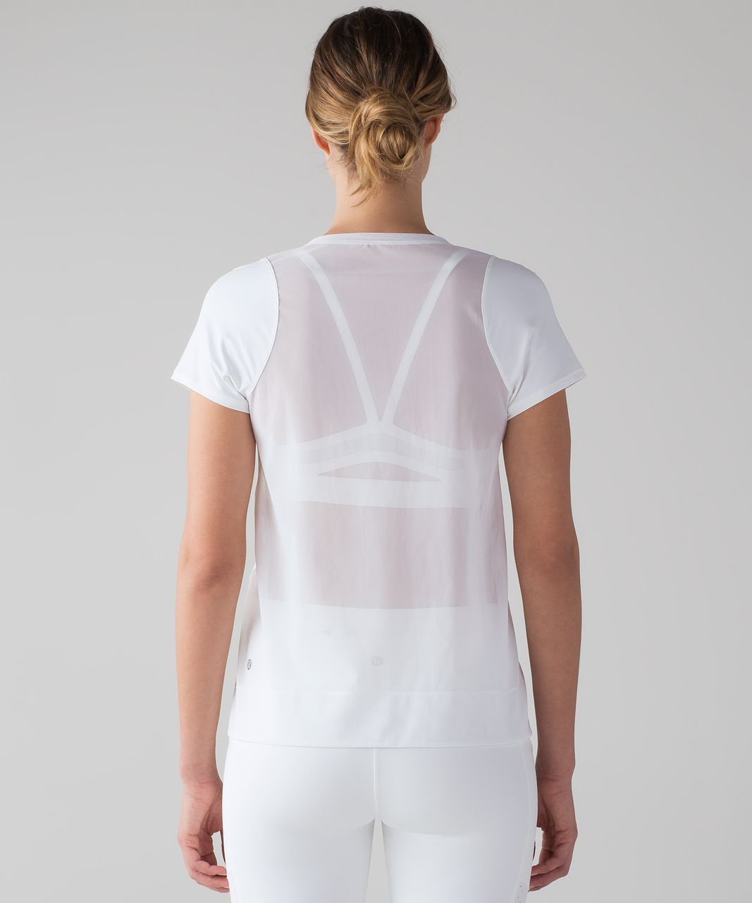 Lululemon Mind Over Miles Short Sleeve - White