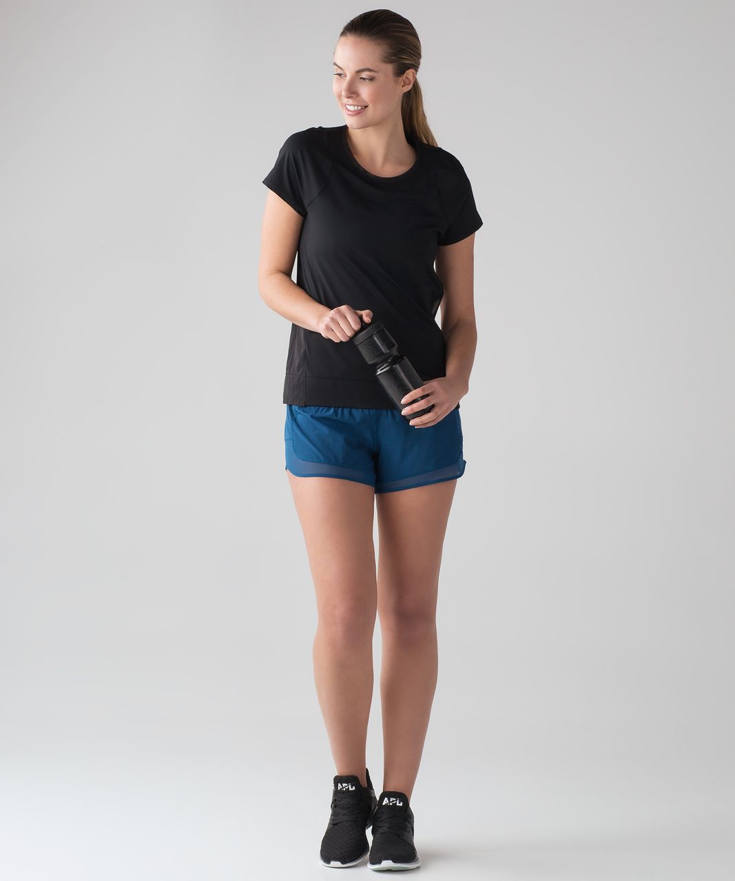 Lululemon Mind Over Miles Short Sleeve - Black