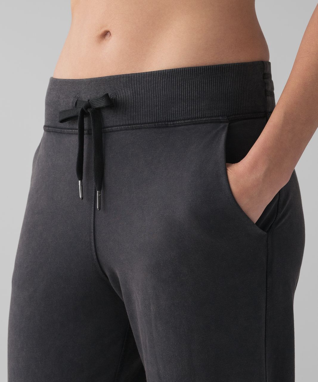 Lululemon Loop Back Jogger (28") - Acid Rubber Dye Black