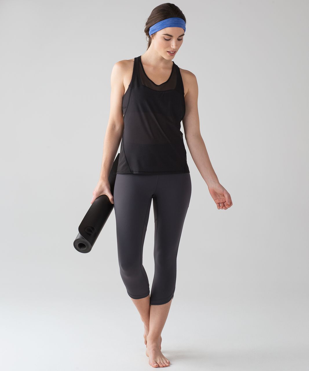 Lululemon Fringe Fighter Headband - Jet Stream / Heathered Jet Stream