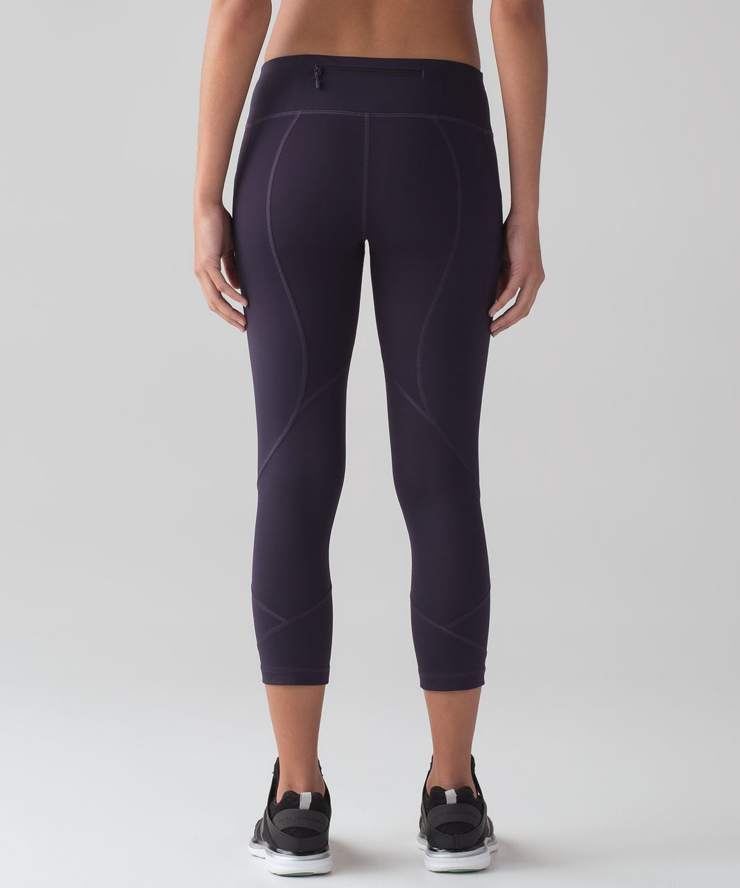 Lululemon Pace Rival Crop (22") - Black Grape