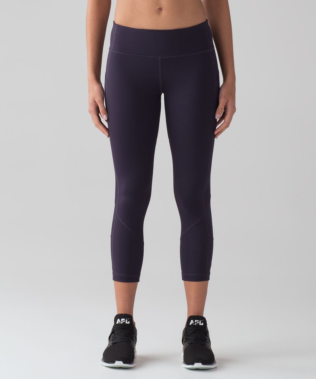 Lululemon Pace Revival Crop Strive Multi Black