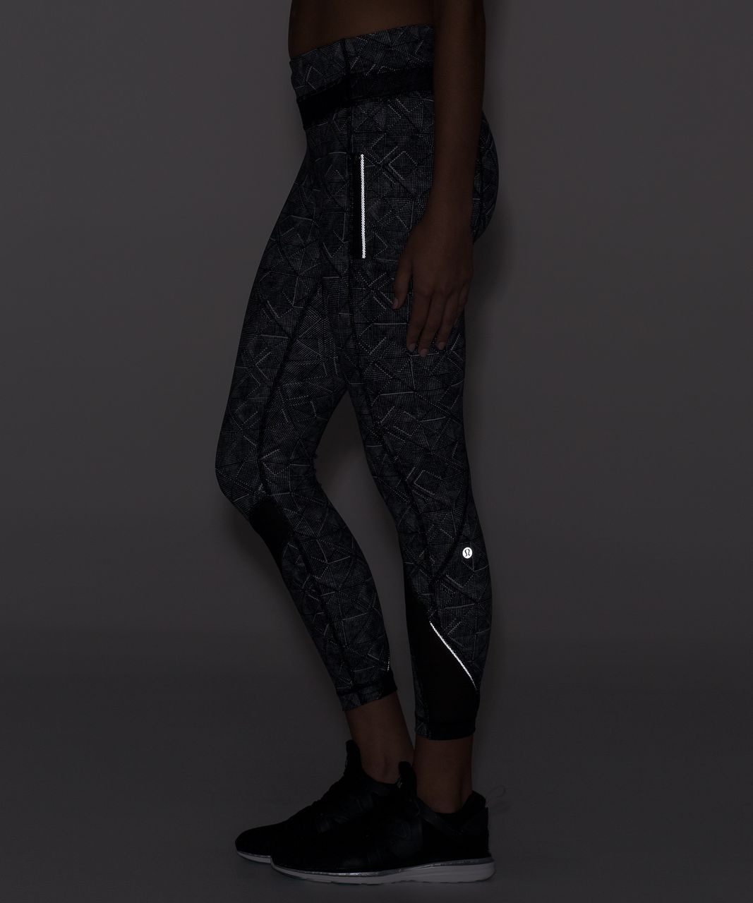 Lululemon Inspire Tight II - Graf Black White / Black - lulu fanatics