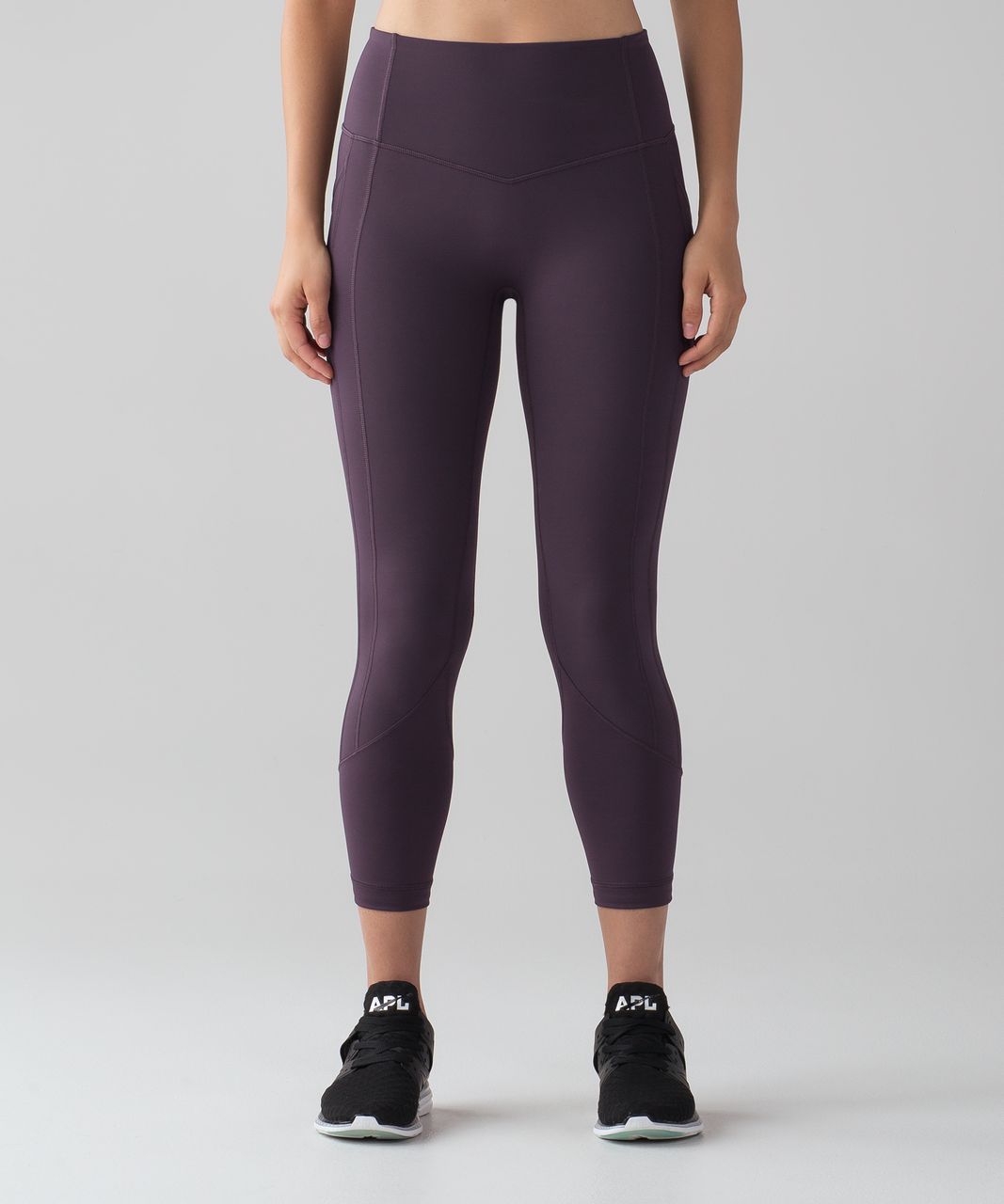 Lululemon All The Right Places Crop II (23") - Black Currant