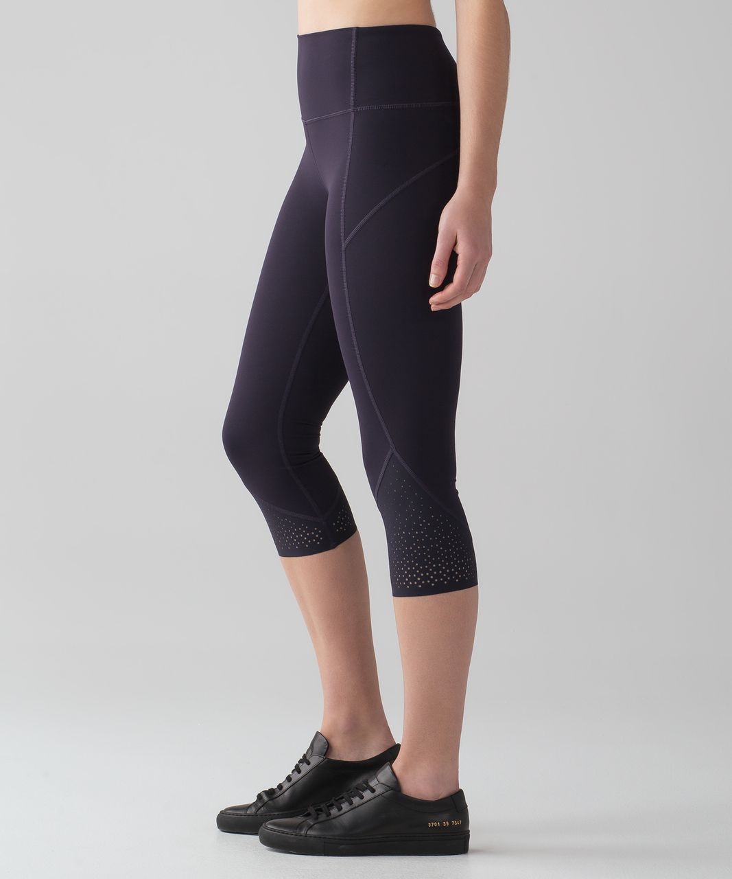 Lululemon Cut The Crop - Wee Stripe Black / Black - lulu fanatics