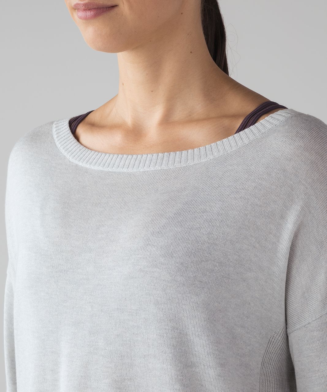 Lululemon Well Being Sweater - Heathered Vapor