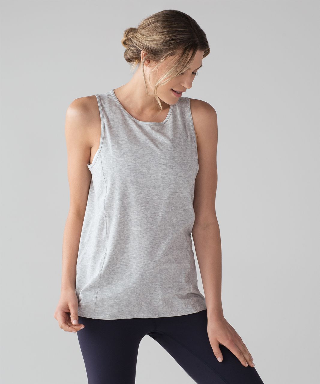 Lululemon Low Key Tank - Heathered Vapor