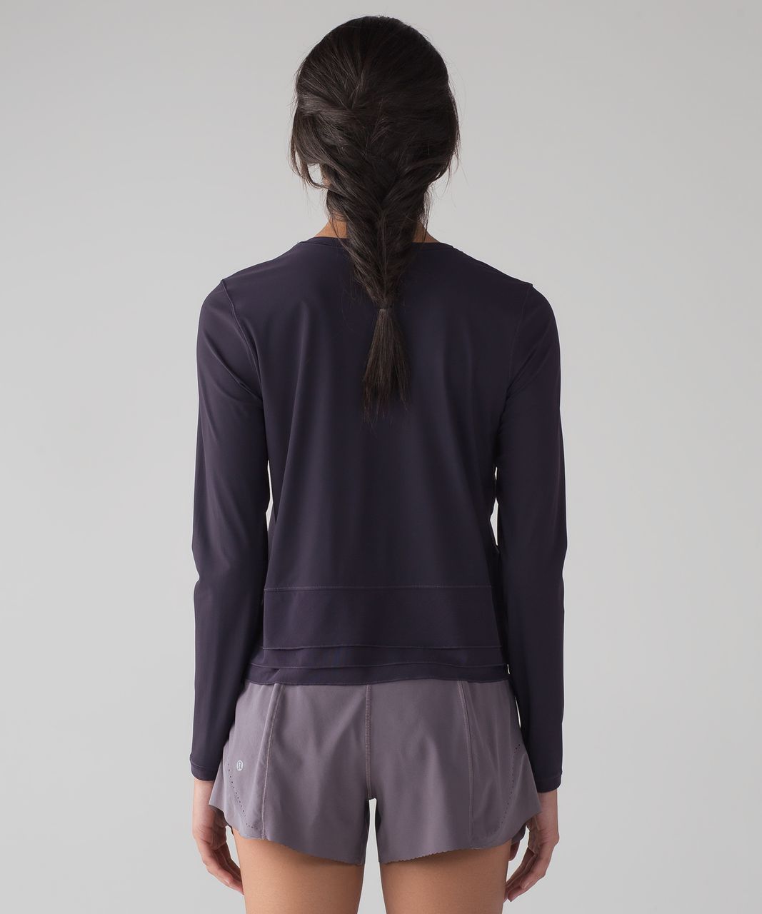 Lululemon Sole Training Long Sleeve (UV Protection) - Black Grape