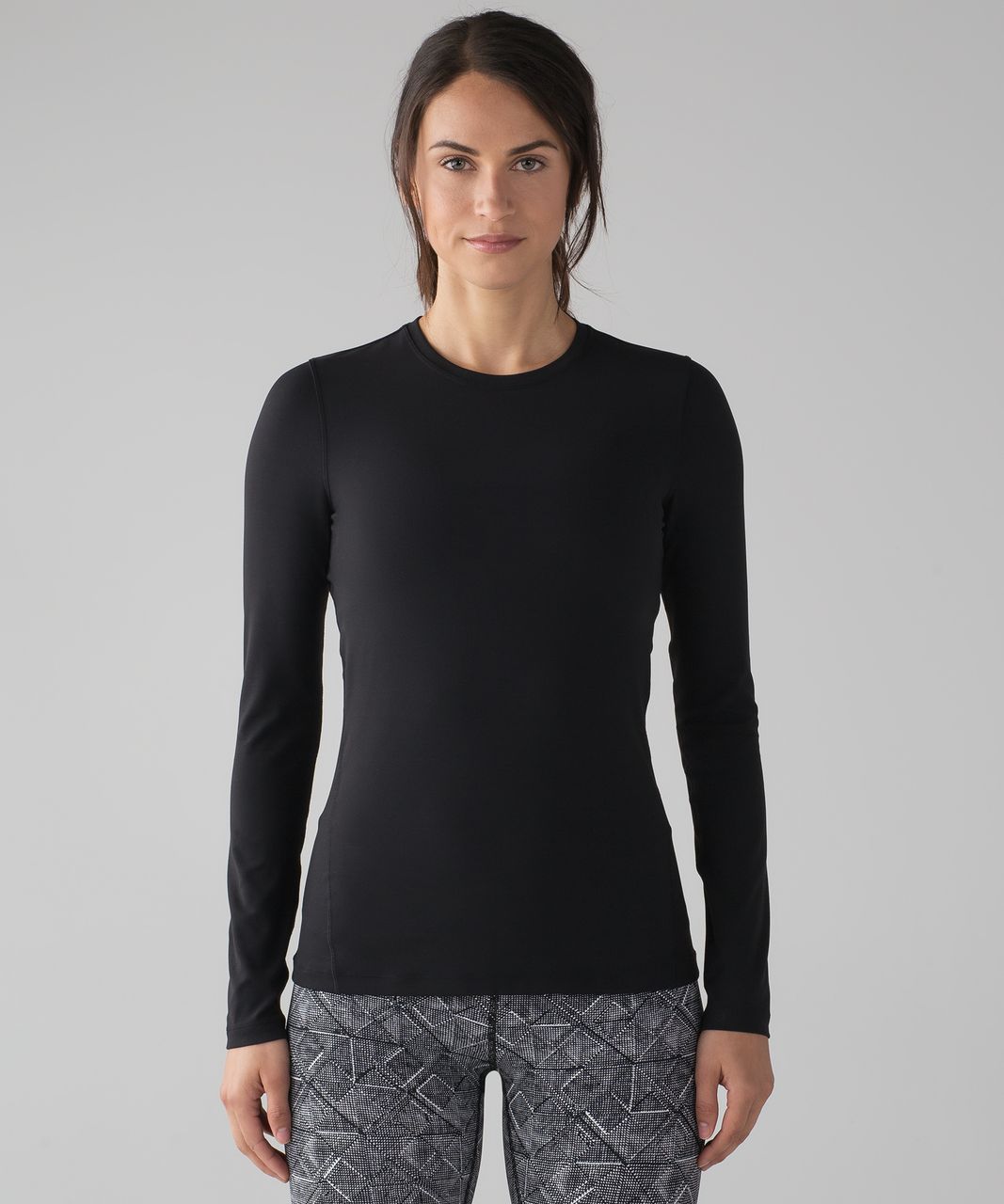 Lululemon Arise Long Sleeve - Black - lulu fanatics