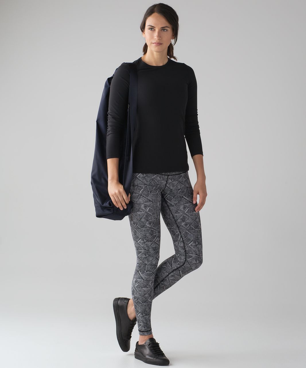 Lululemon Arise Cropped Long Sleeve - White - lulu fanatics