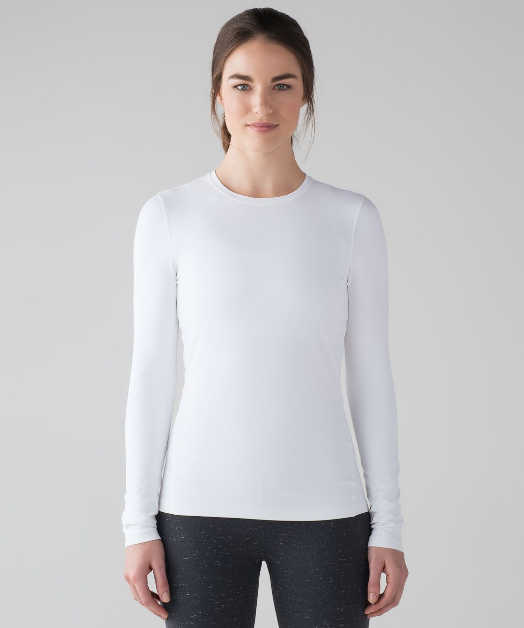 Lululemon Arise Long Sleeve - White - lulu fanatics