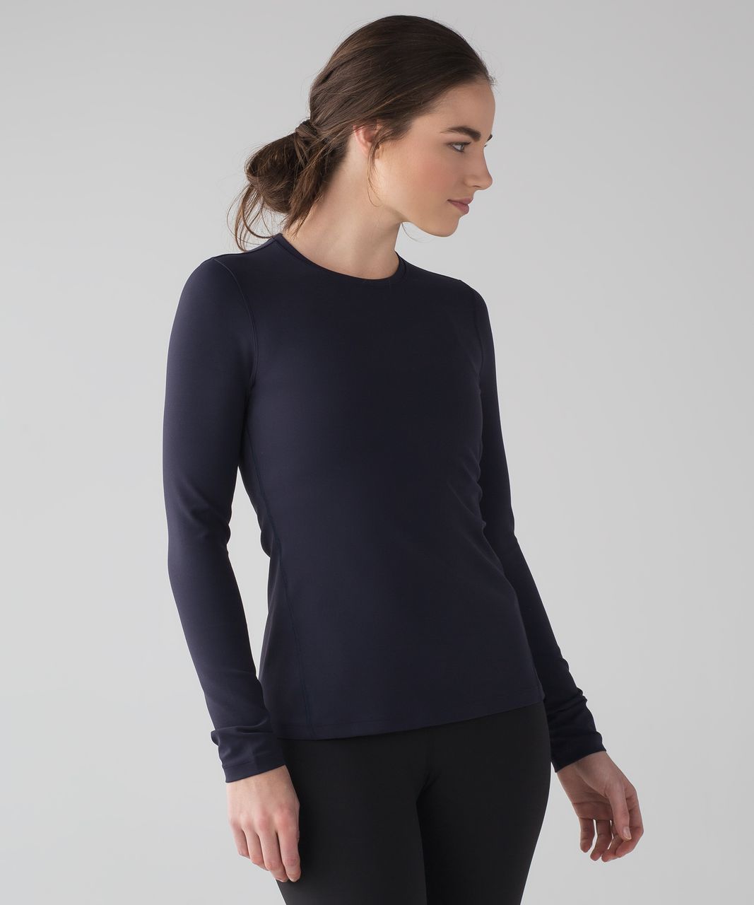 Lululemon Arise Long Sleeve - Midnight Navy - lulu fanatics