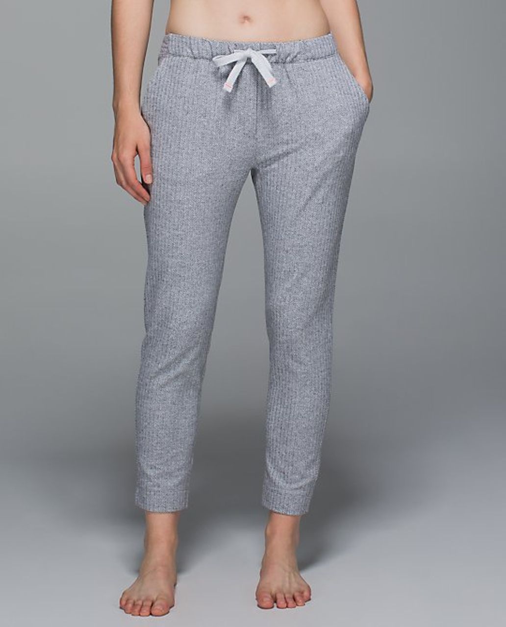 Lululemon Jet Crop (Slim) - Heathered Slate (First Release) - lulu fanatics