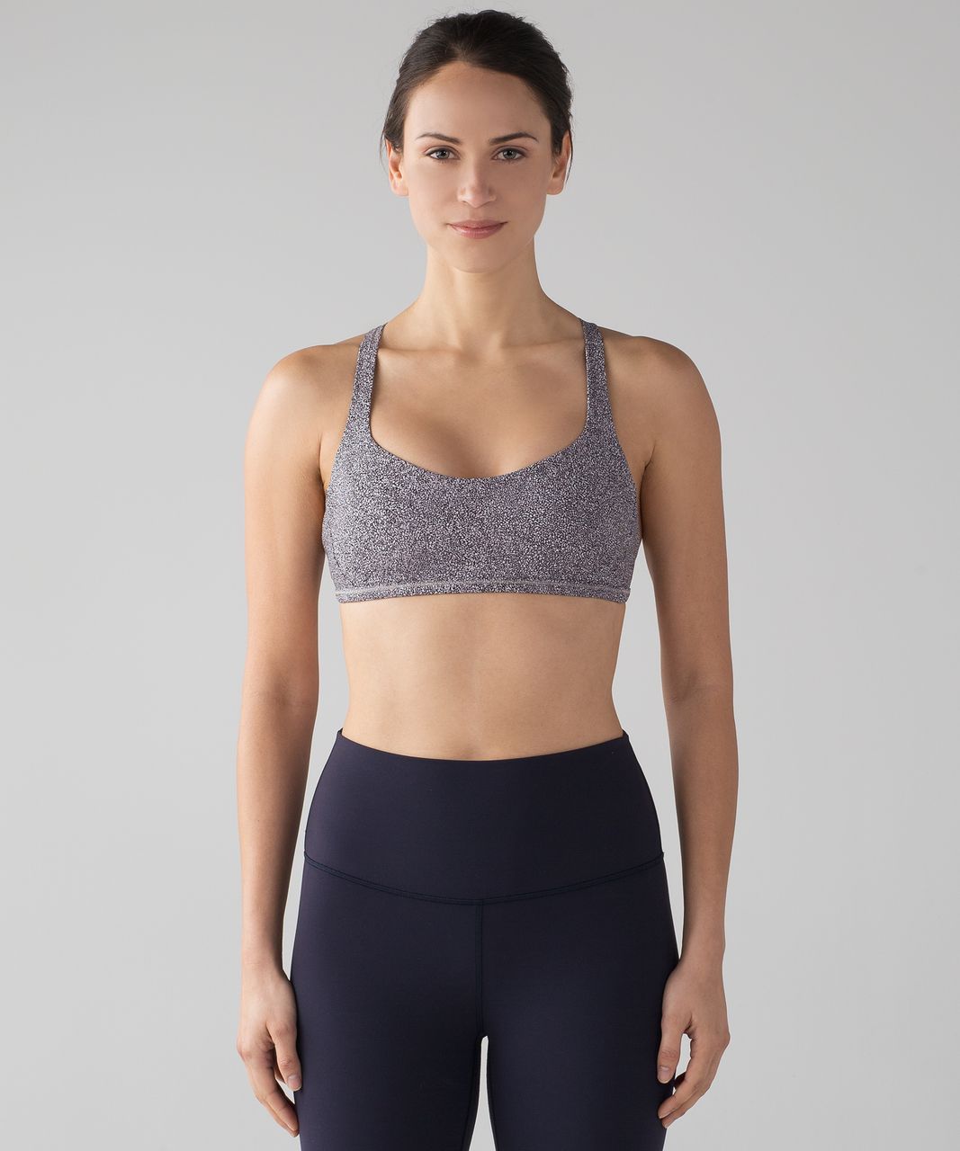 Lululemon Free To Be Zen Bra - Sea Spray Alpine White Dark Chrome