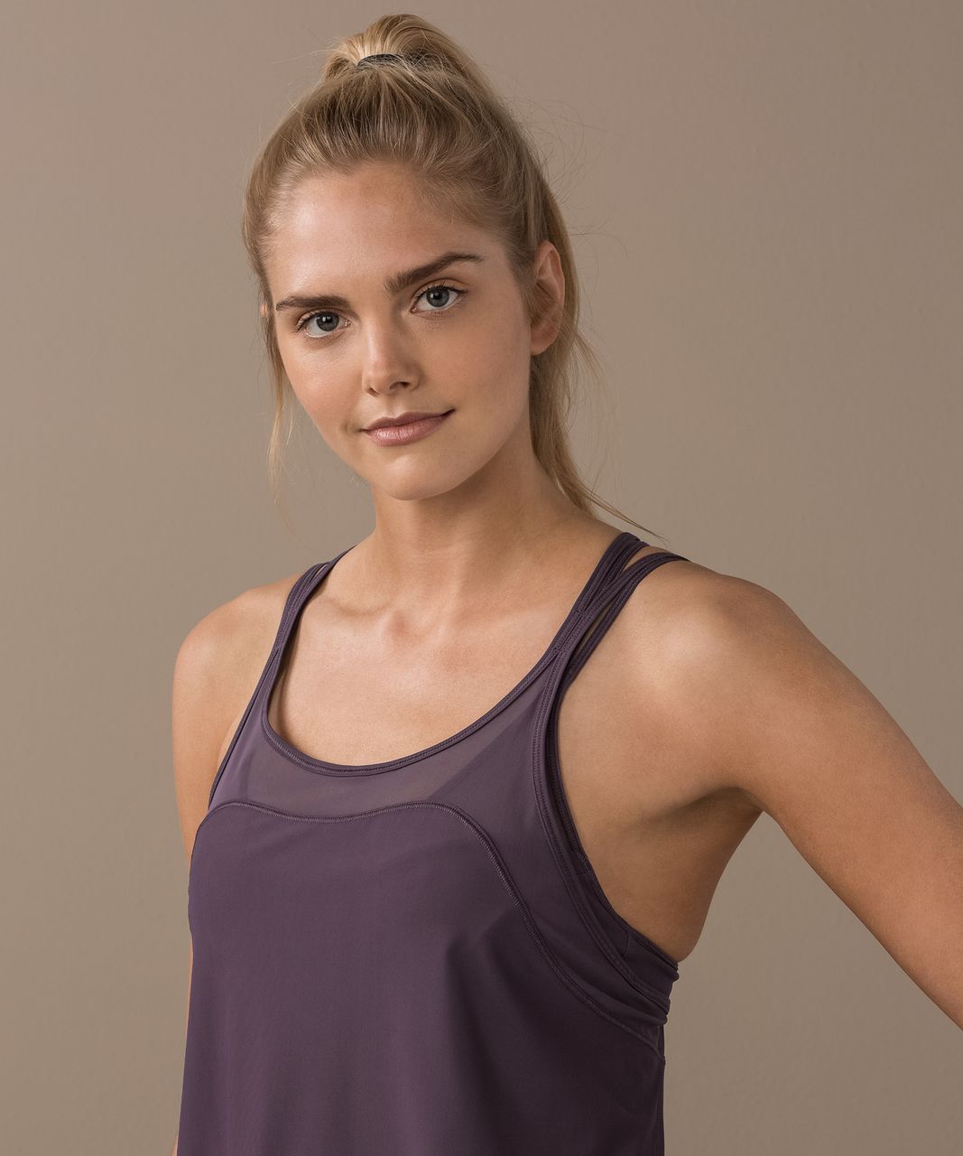 Lululemon Anew Singlet - Black Currant