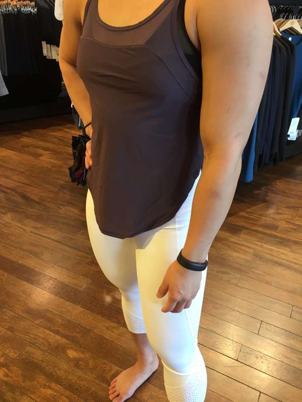 Lululemon Anew Singlet - Black Currant