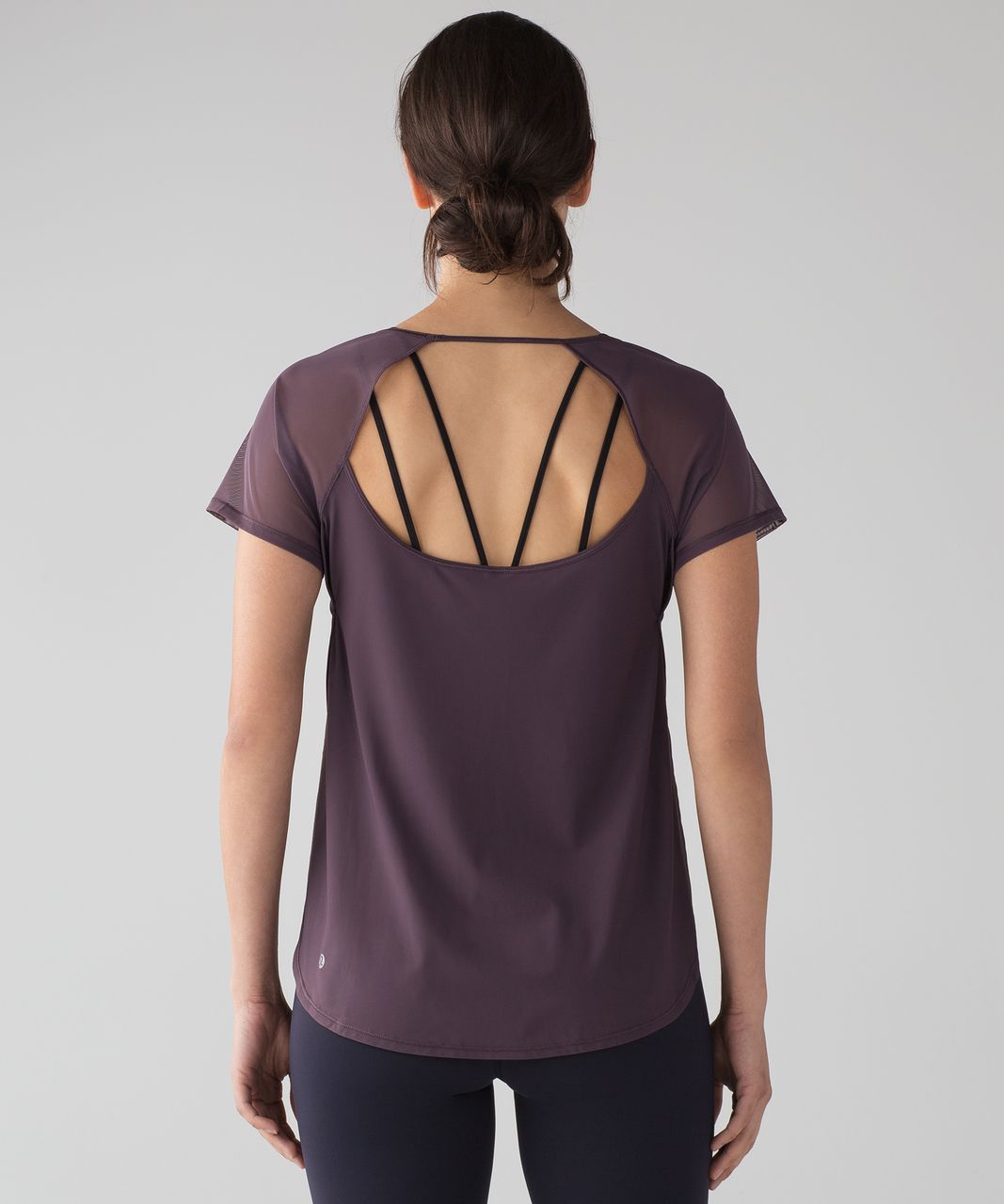 Lululemon Anew Short Sleeve Tee - Black Currant