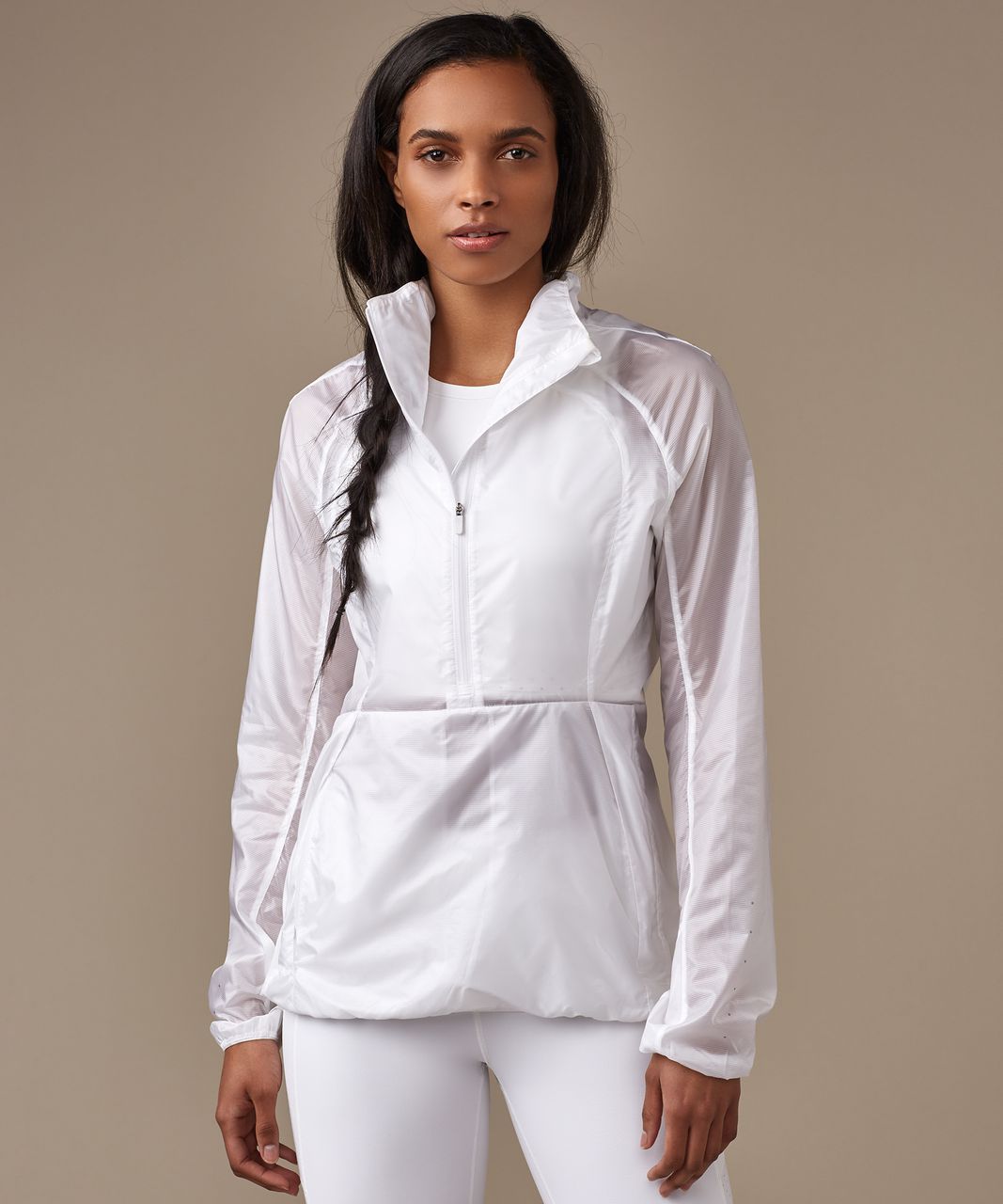 Lululemon Run With It Jacket - White