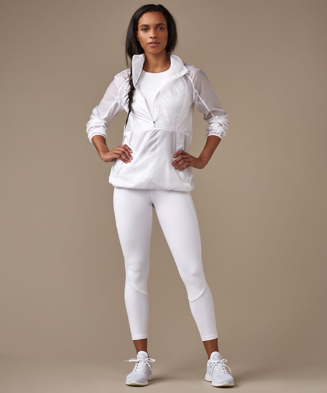 Lululemon Run With It Jacket - White - lulu fanatics