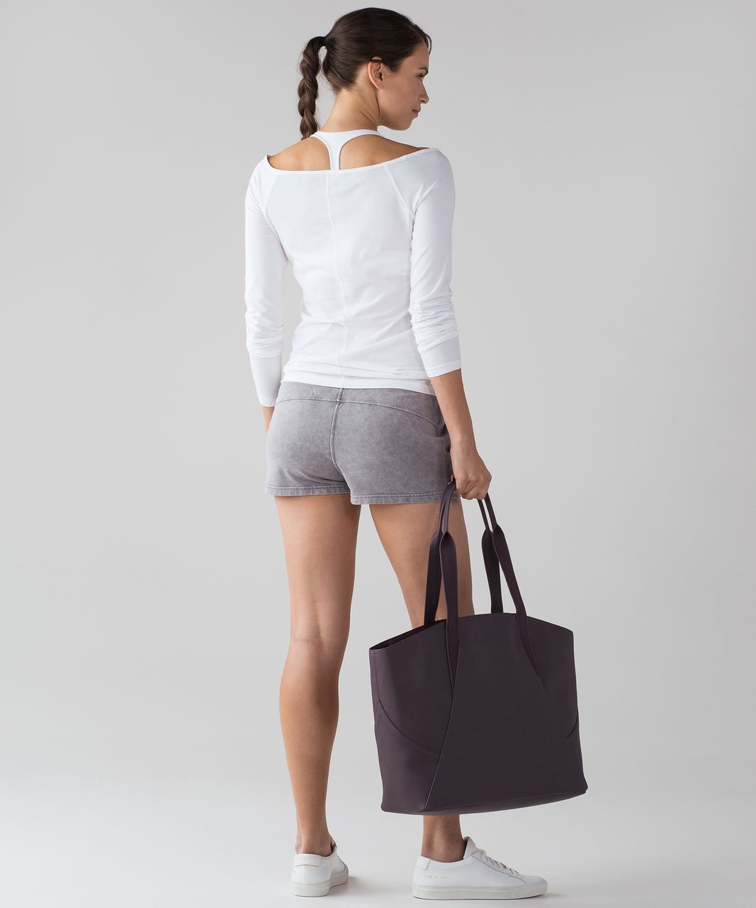 Lululemon Cardero Long Sleeve Tee - White - lulu fanatics