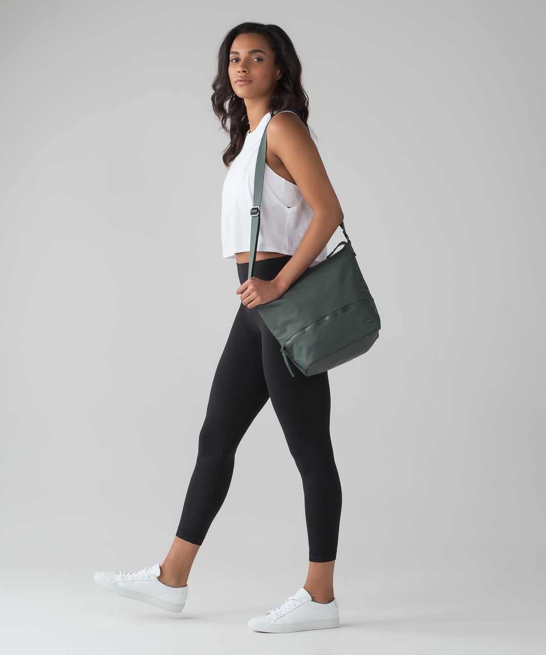 Lululemon Go Lightly Shoulder Bag (9L) - Dark Forest