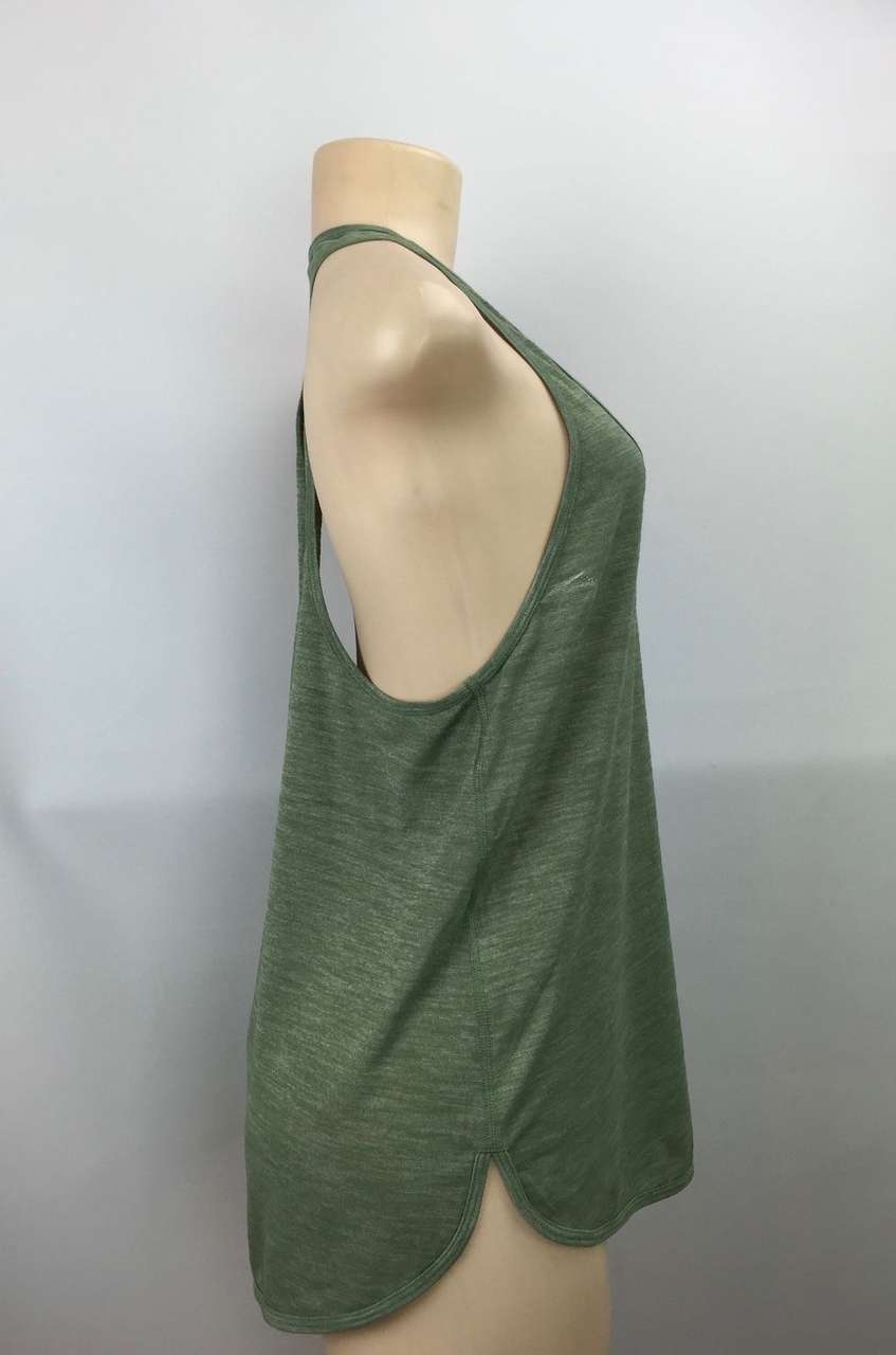 Lululemon 105 Singlet - Heathered Desert Olive