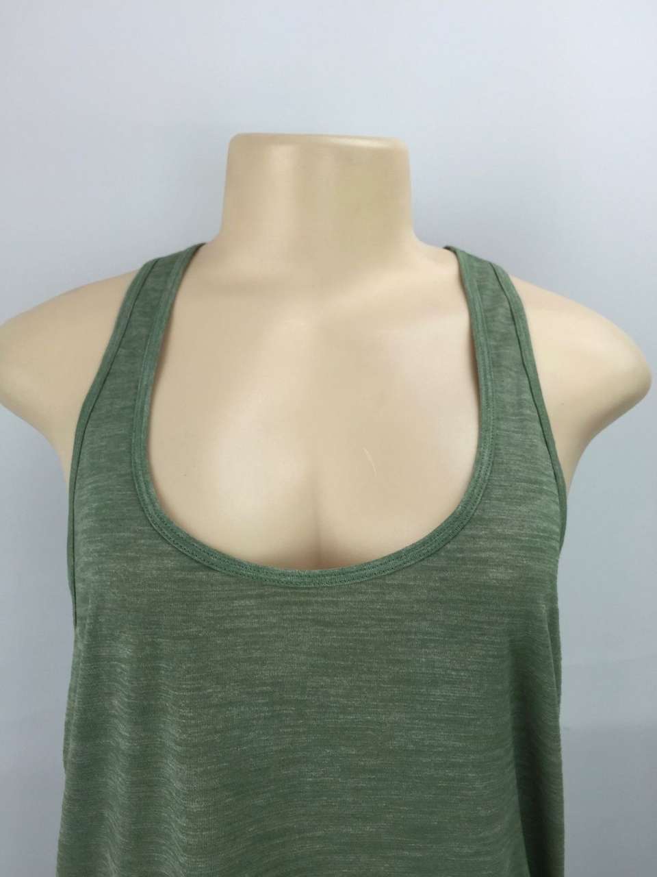 Lululemon 105 Singlet - Heathered Desert Olive