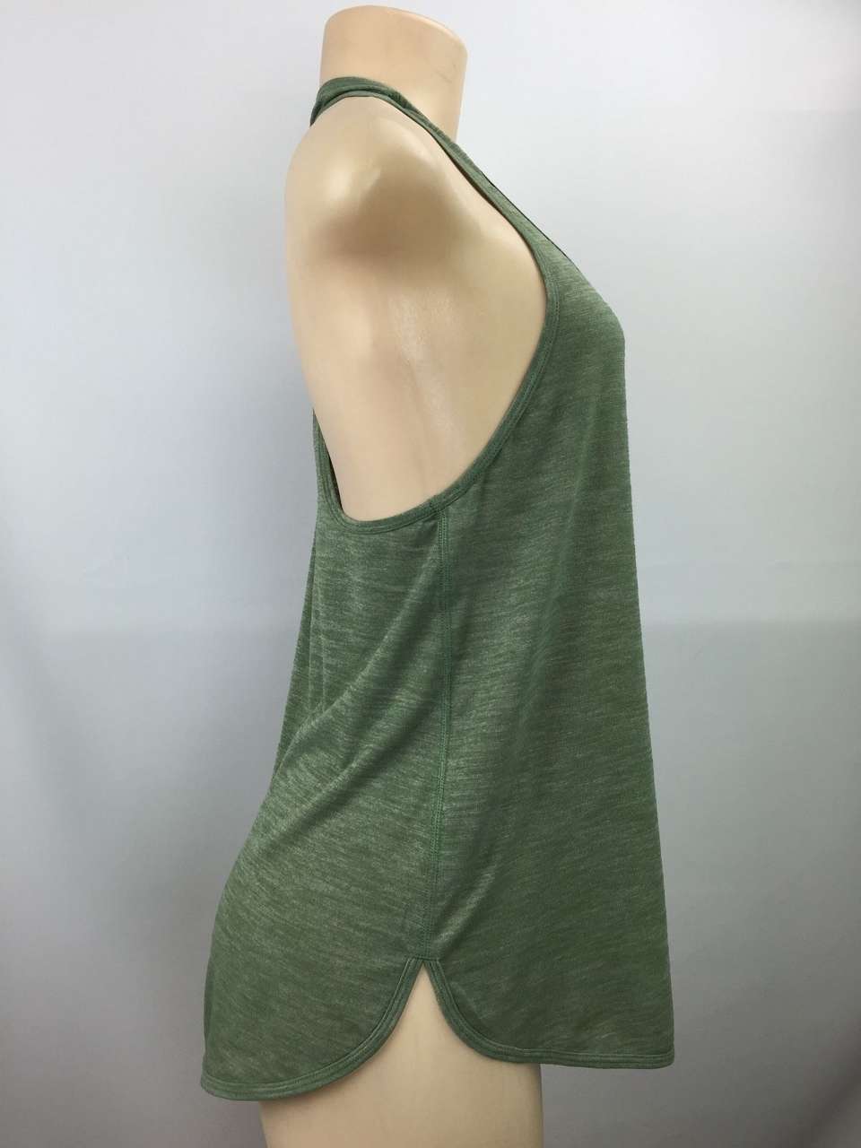 Lululemon 105 Singlet - Heathered Desert Olive