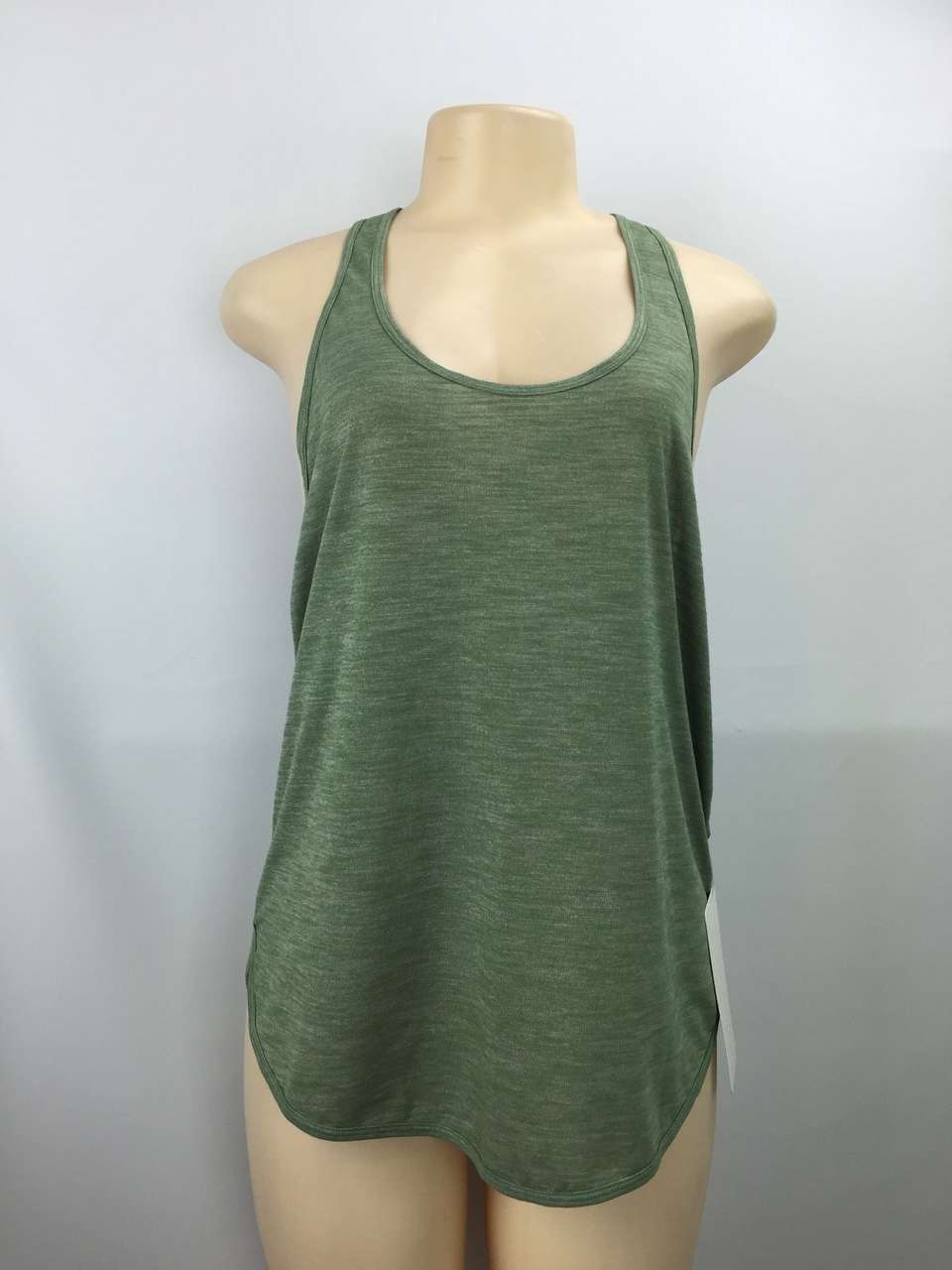 Lululemon 105 Singlet - Heathered Desert Olive - lulu fanatics