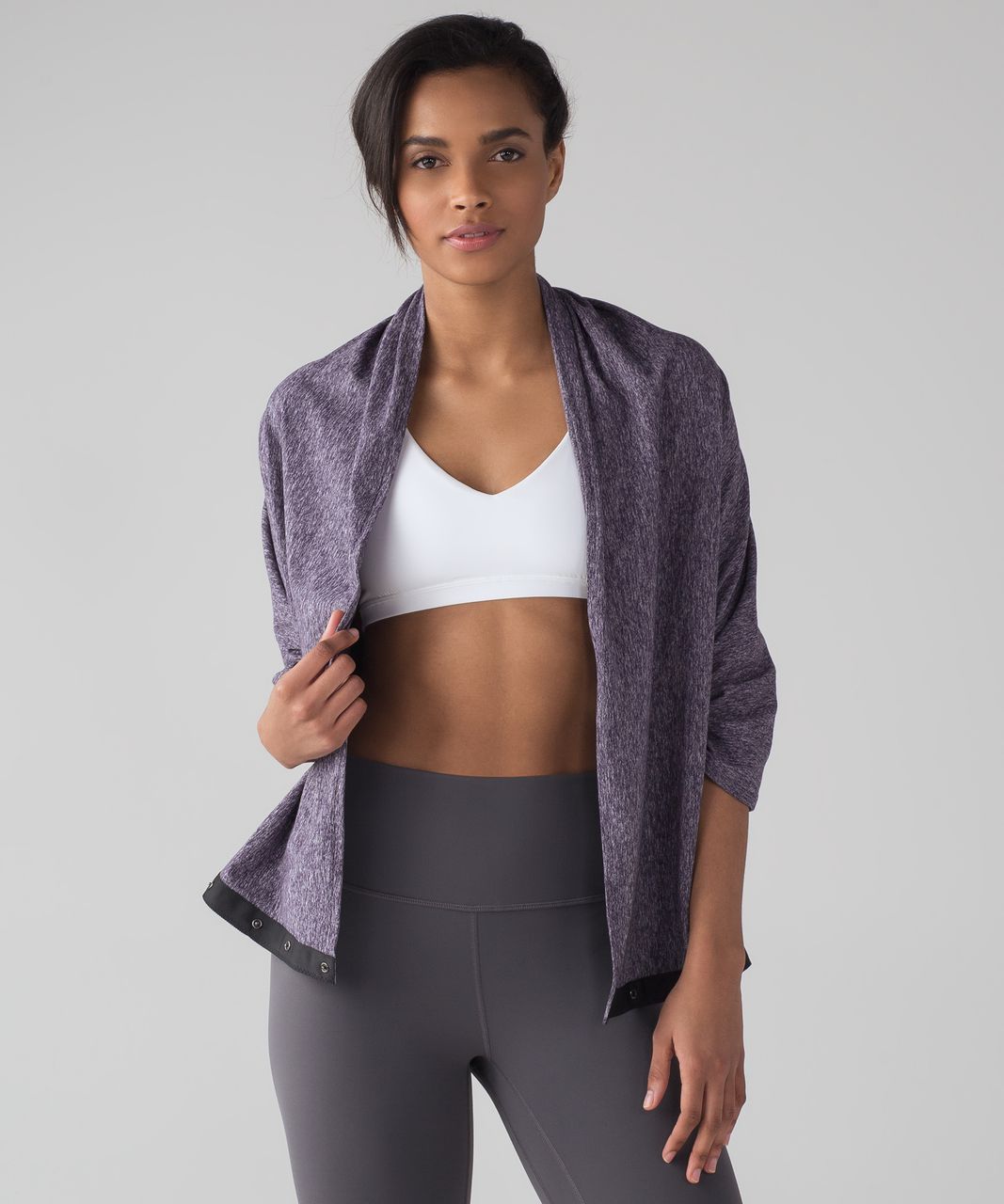 Lululemon Vinyasa Scarf (Rulu) - Heathered Black Grape