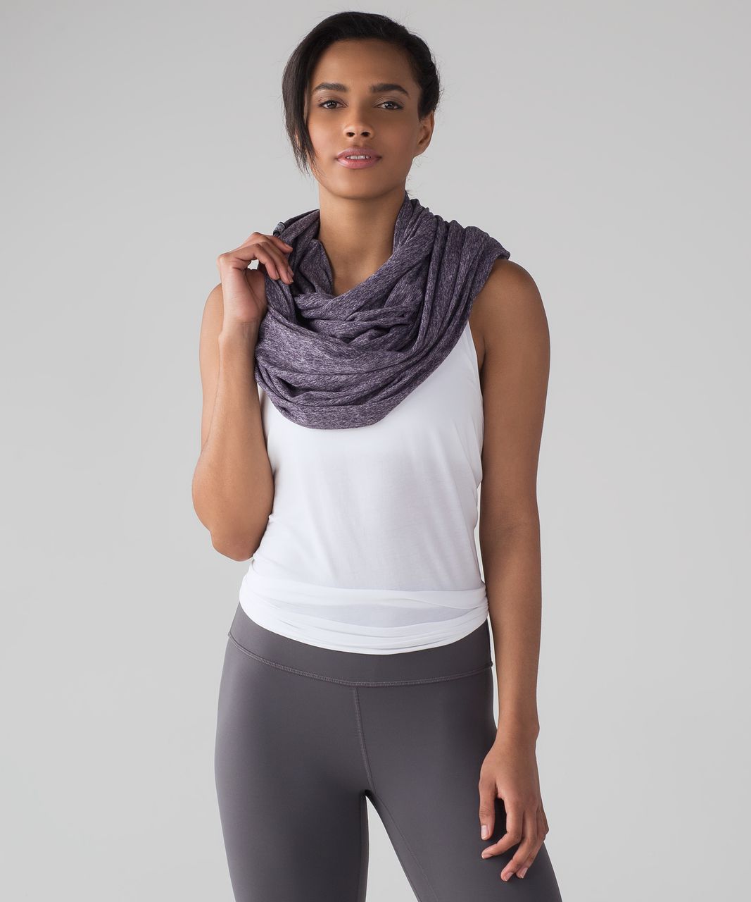 Lululemon Vinyasa Scarf (Rulu) - Heathered Black Grape