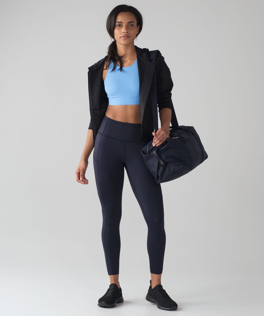 Lululemon Fast & Free Bra (Nulux) - Aero Blue - lulu fanatics