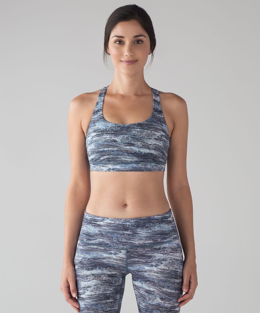 Lululemon Energy Bra - Aerial Drift Multi Black