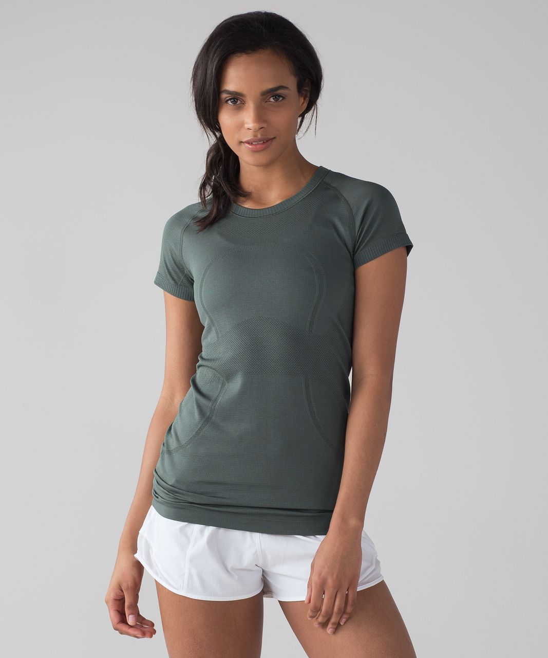 Lululemon Swiftly Tech Short Sleeve Crew - Dark Forest / Dark Forest