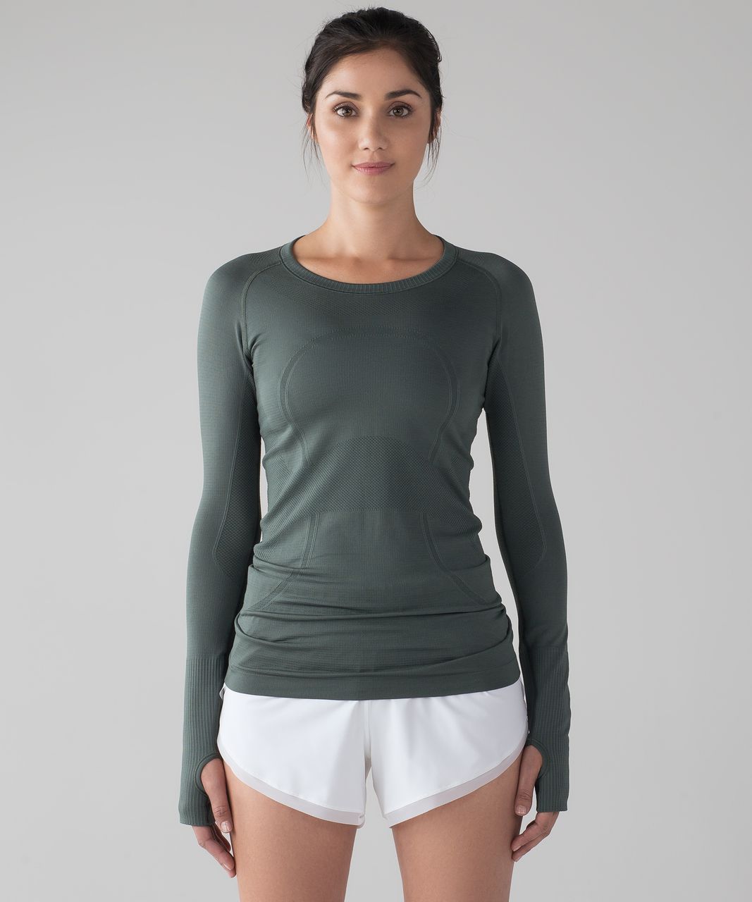 Lululemon Swiftly Tech Long Sleeve Crew - Dark Forest / Dark Forest