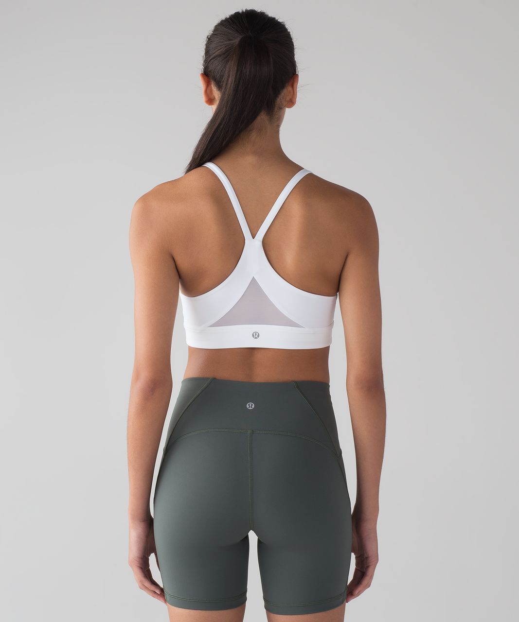 Lululemon Train Times Bra - Wee Are From Space Alpine White