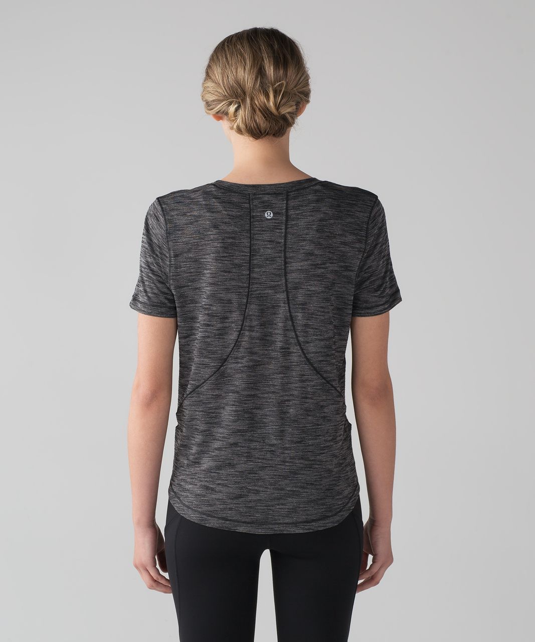 Lululemon Long Distance Short Sleeve - Heathered Black (First Release)