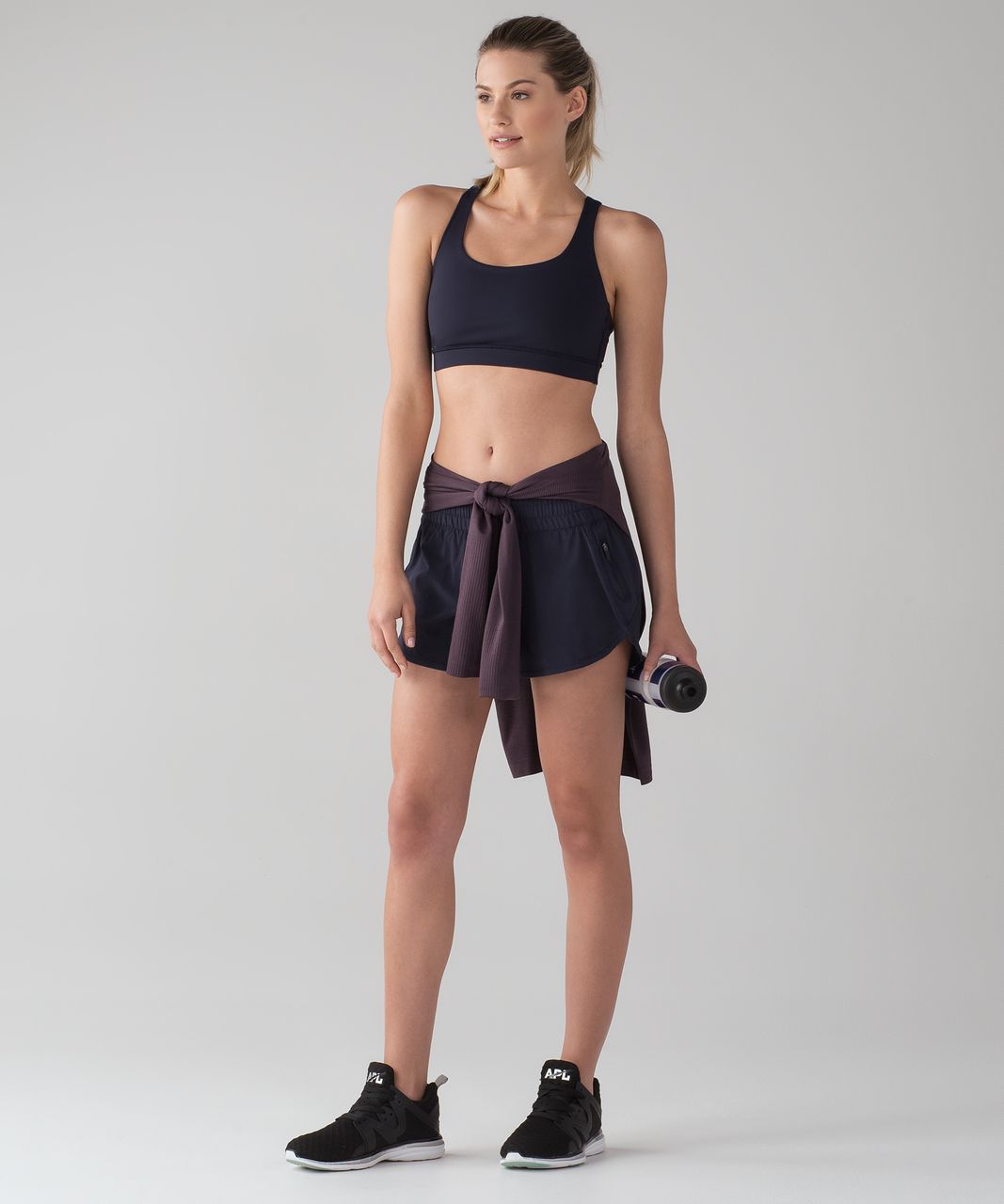 Lululemon Tracker Short V (4") - Midnight Navy