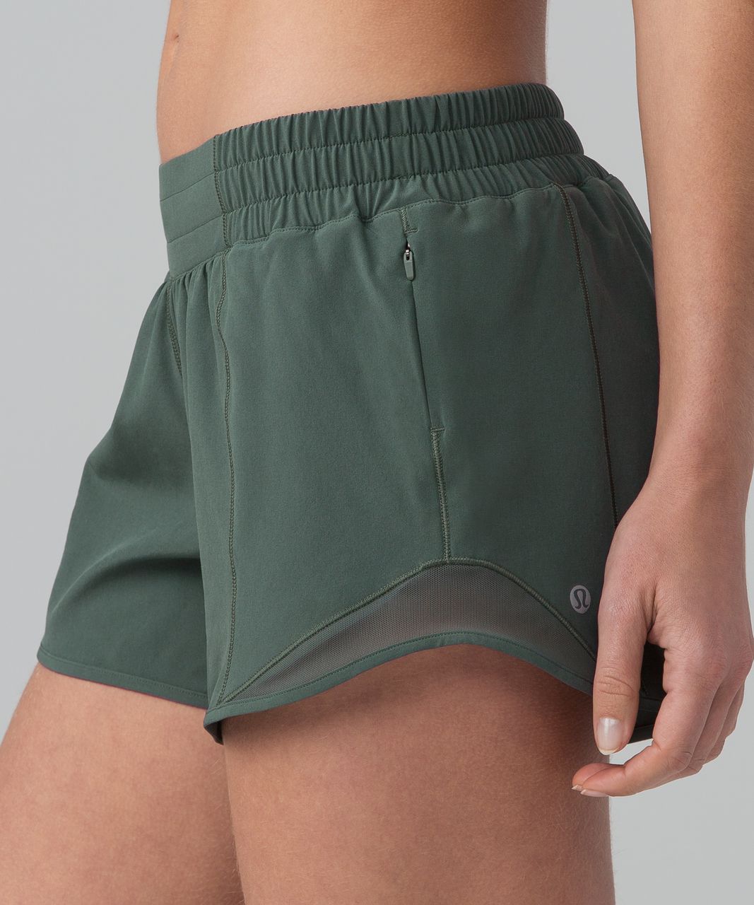 Lululemon Hotty Hot Short II (Long 4") - Dark Forest