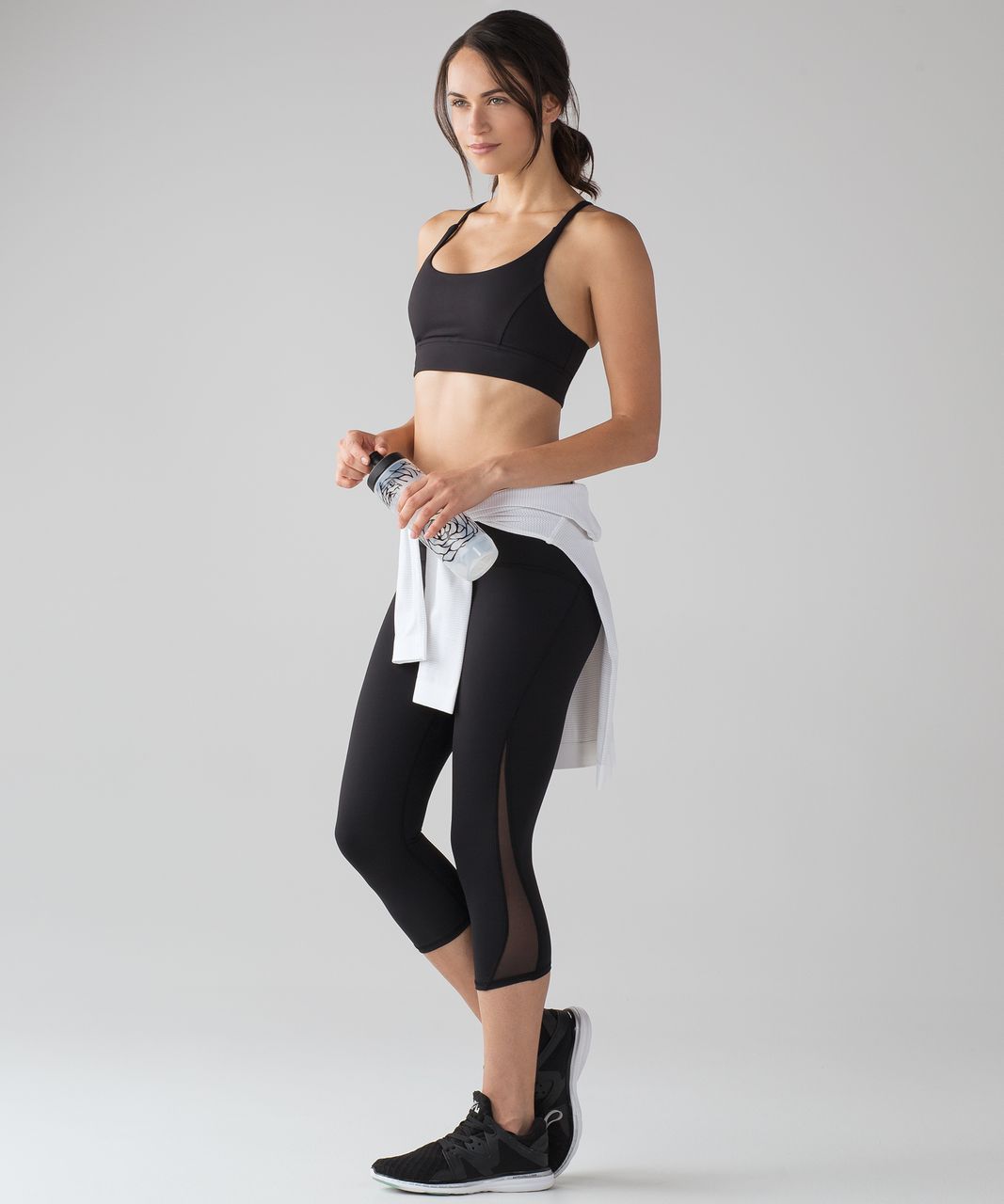 Lululemon Train Times Crop (17) - Black - lulu fanatics